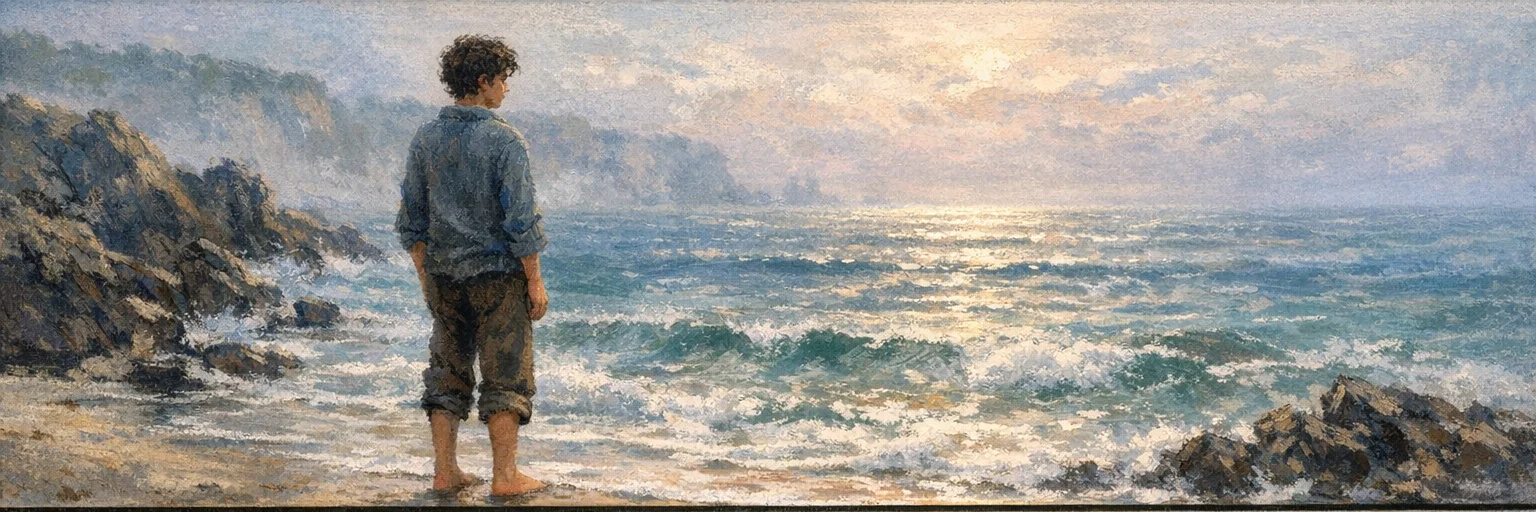Swept into the Painted Shore artwork