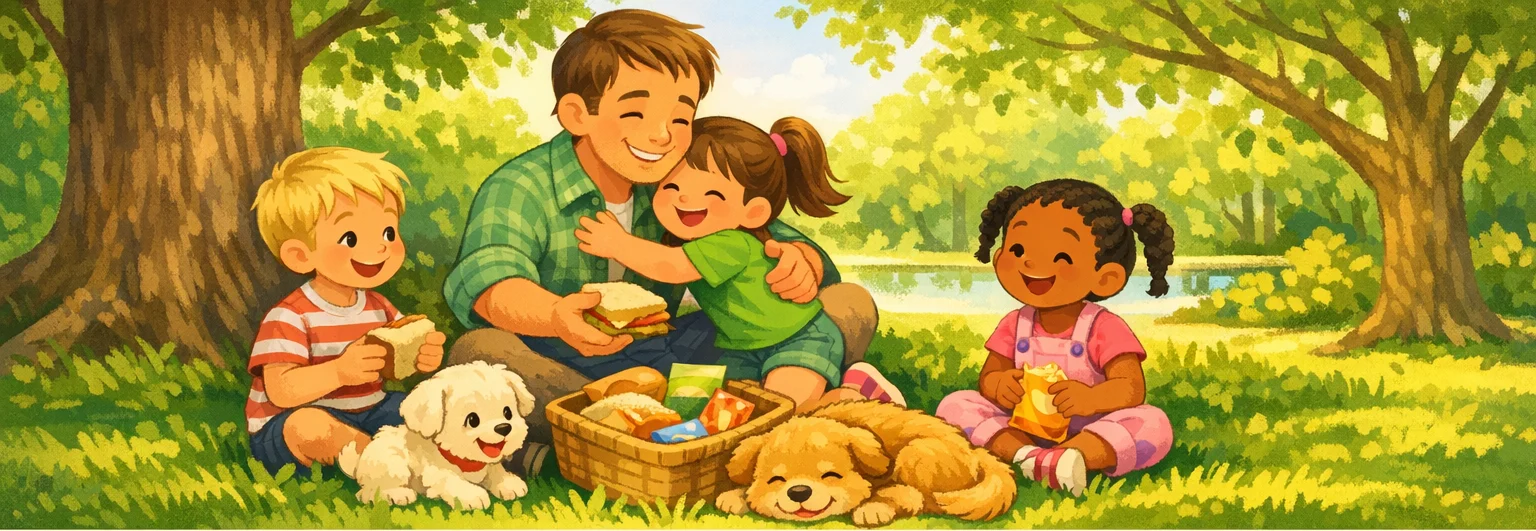 Puppy Fun and Sharing artwork