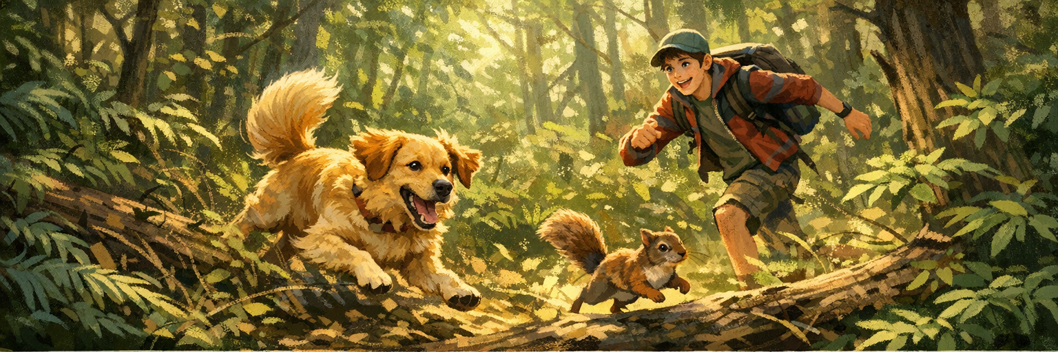 The Squirrel Chase: Mischief Unleashed artwork