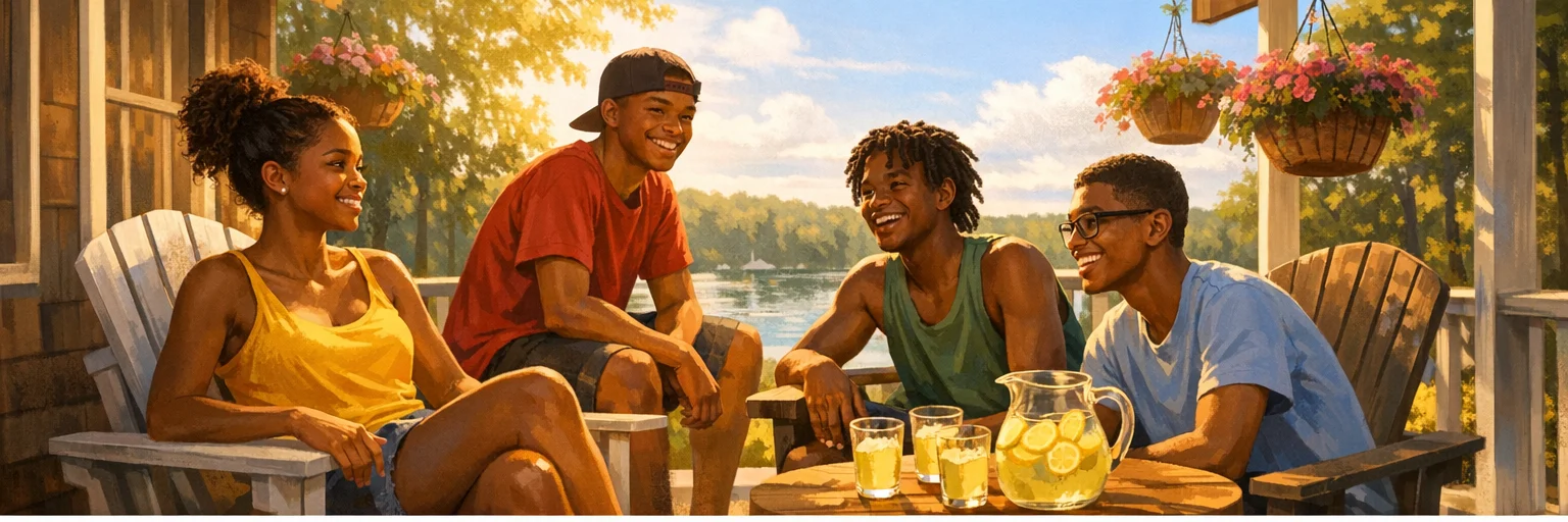 Welcoming Summer at the Lake artwork
