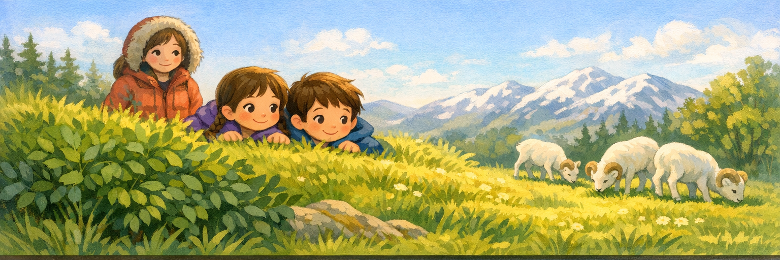 Sheep on the Green Hill artwork